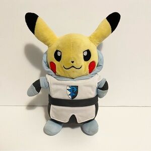 Pikachu Team Plasma Pokémon Center Limited Plush Doll Toy Stuffed Animal 9”